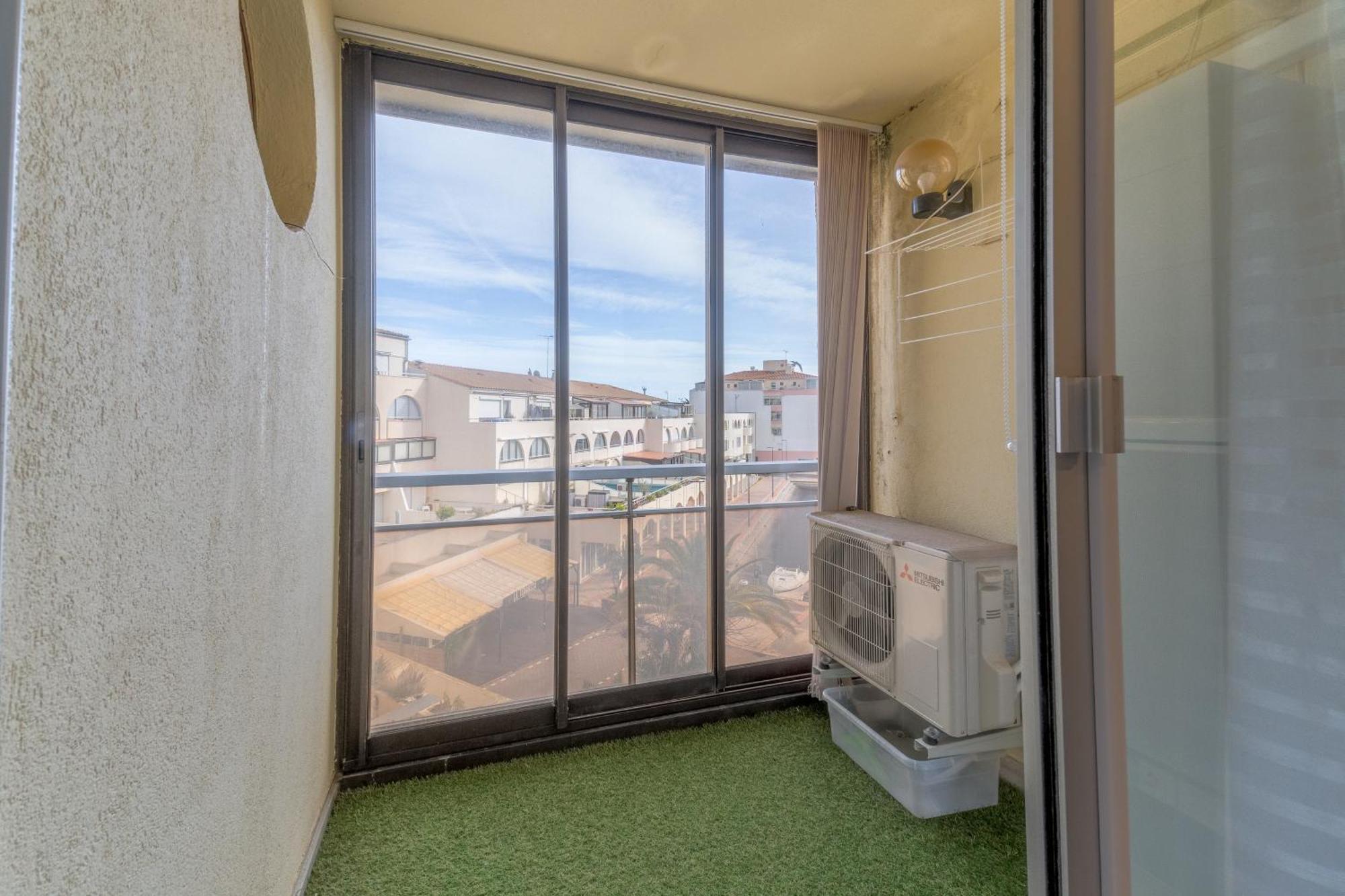 Appt T2 Cabine Clim Parking Privee Vu Mer Sète Exteriör bild
