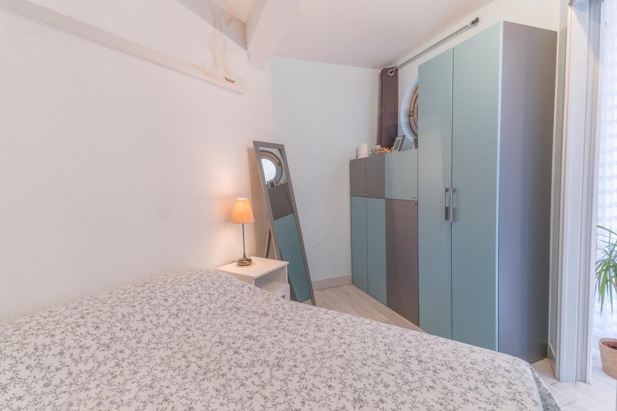 Appt T2 Cabine Clim Parking Privee Vu Mer Sète Exteriör bild